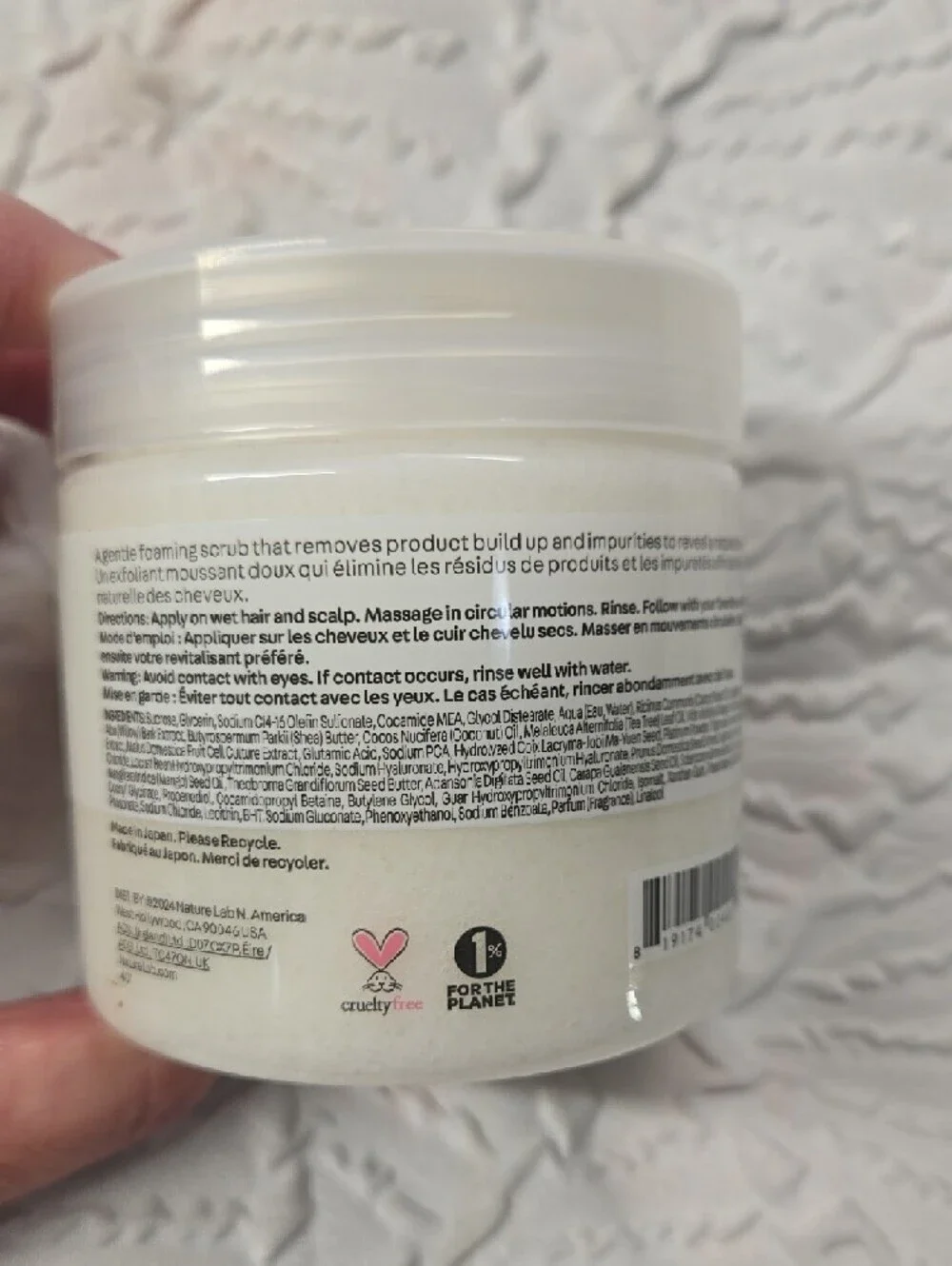 NatureLab Perfect Clean 2-in-1 Scalp Scrub & Clarifying Shampoo - White